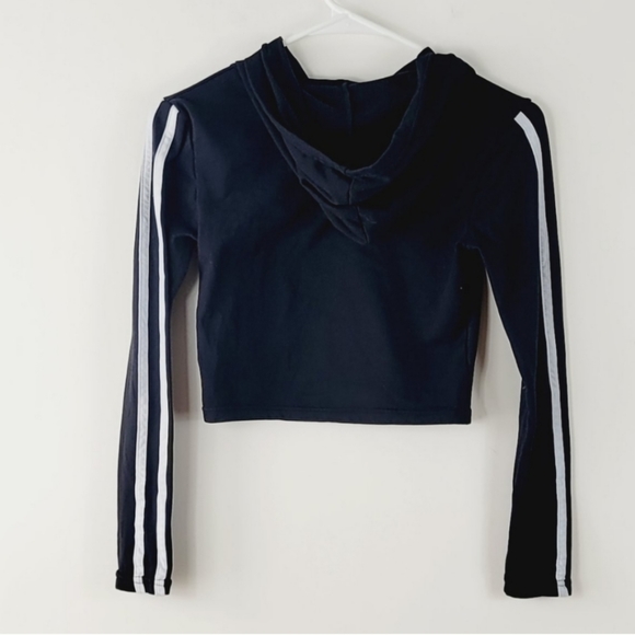 STREETWEAR Society Black Crop Hoodie Size Small - Picture 3 of 4